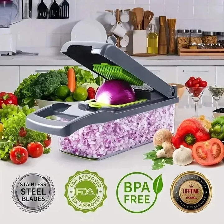 Multifunctional vegetable cutter