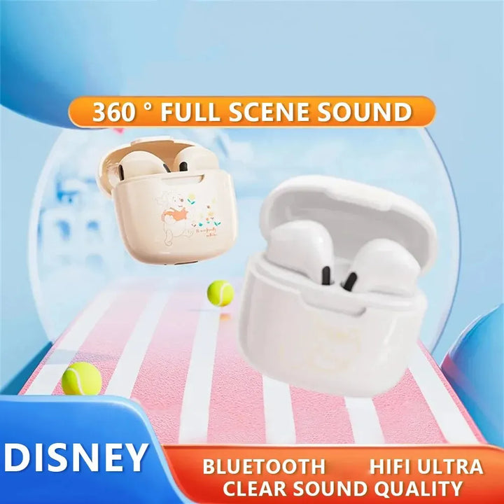 Disney Bluetooth Wireless Earphone Bluetooth 5.0 Hd Call Hifi Sound Headphones Noise Reduction Gaming Sports Earbuds