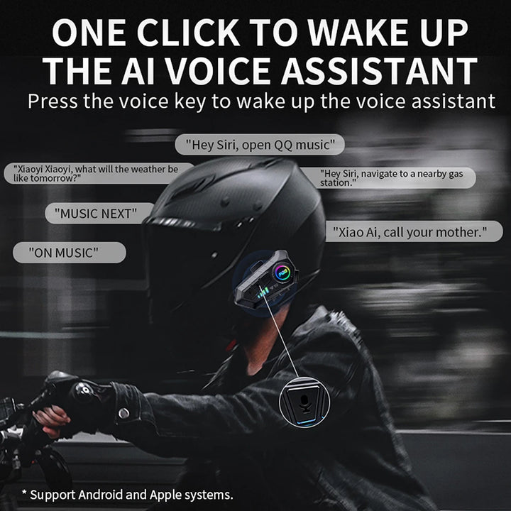 Waterproof Motorcycle MP3 Music Player Headset