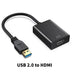 USB 3.0 to HDMI Adapter 1080P USB 2.0 to HDMI-Compatible Converter External Video Card For PC Laptop HDTV