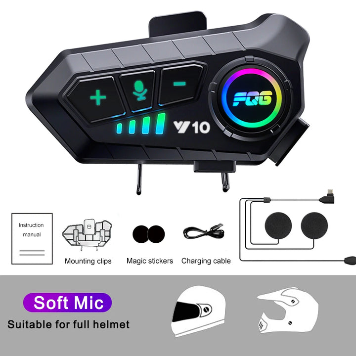 Waterproof Motorcycle MP3 Music Player Headset