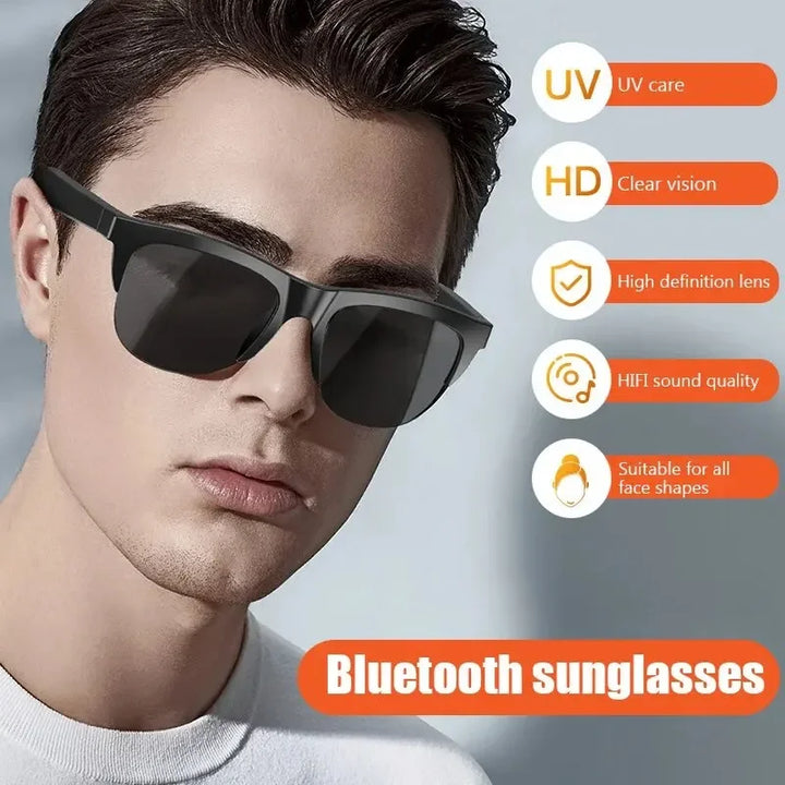 F06 Bluetooth Glasses HD UV Protective Lens Wireless Bluetooth Headset for Drive Car Wireless Headphones Bluetooth Earphones